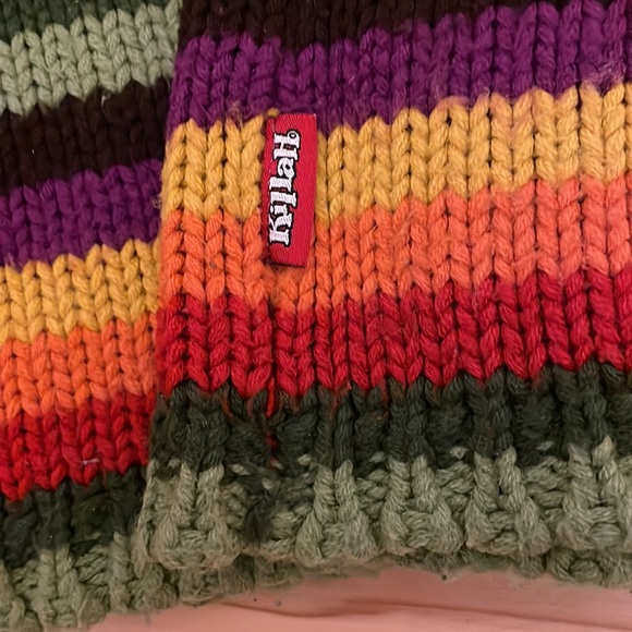 MISS SIXTY Killah Babe funky retro cowl neck rainbow sweater - Picture 9 of 9